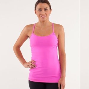 NWOT Lululemon Power Y Tank - Pow Pink